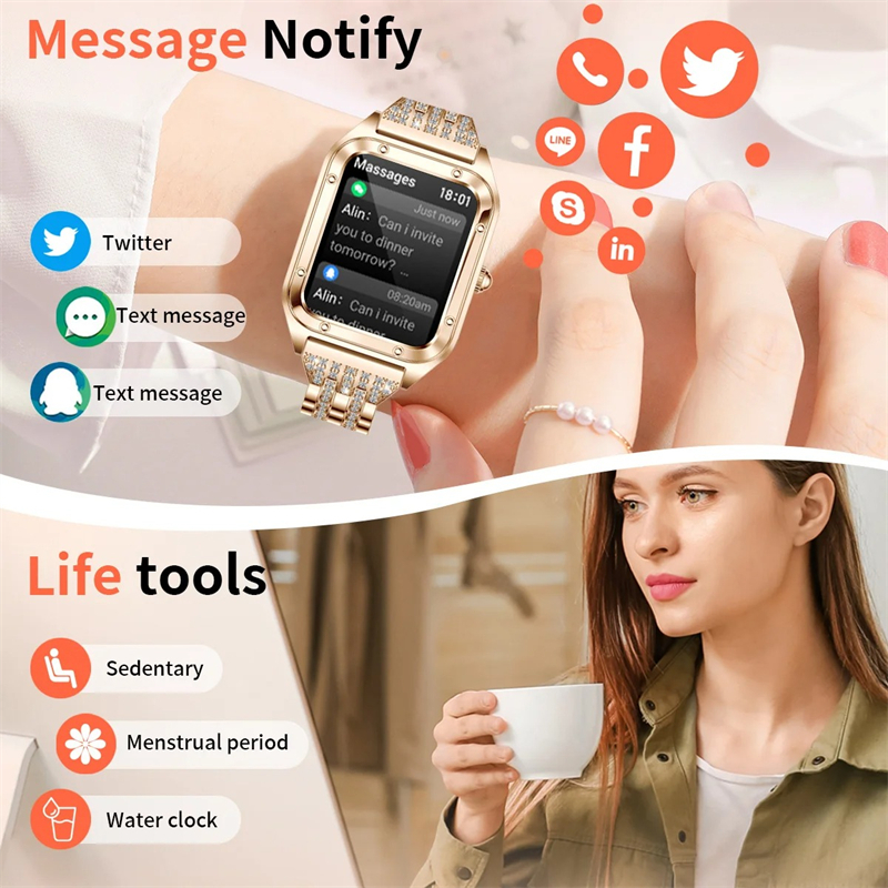 LIGE Fashion Smart Watch Ladie - огляд і ціна Smartwatch Latest Watches For Women