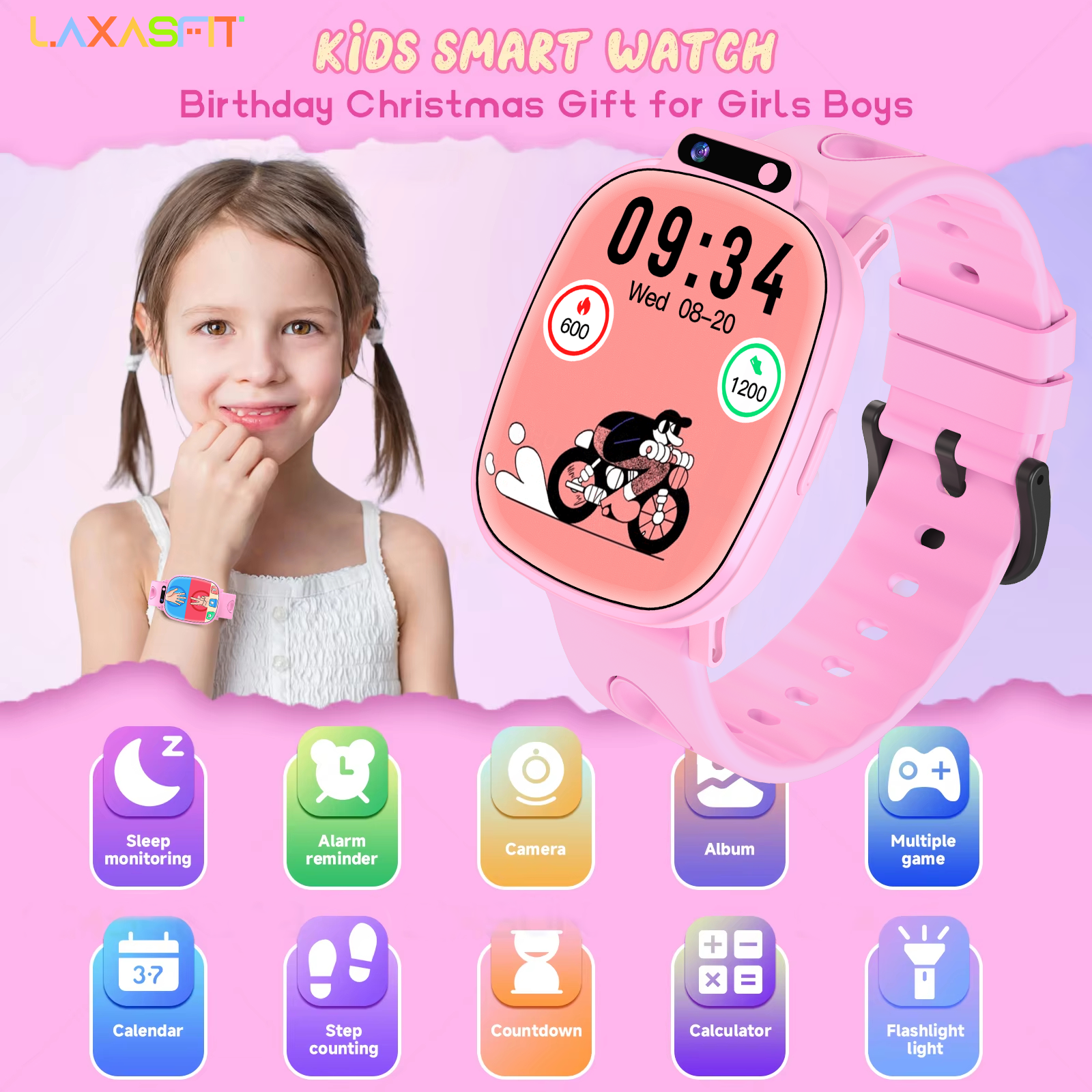 LAXASFIT Kids Toy Smart Watch  - огляд і ціна Kids Watches Not Smartwatch