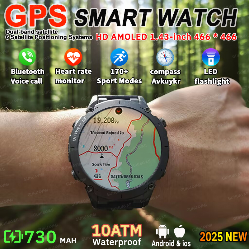 2025 Upgraded New Outdoors Spo - огляд і ціна Smartwatch Watches Brands For Men