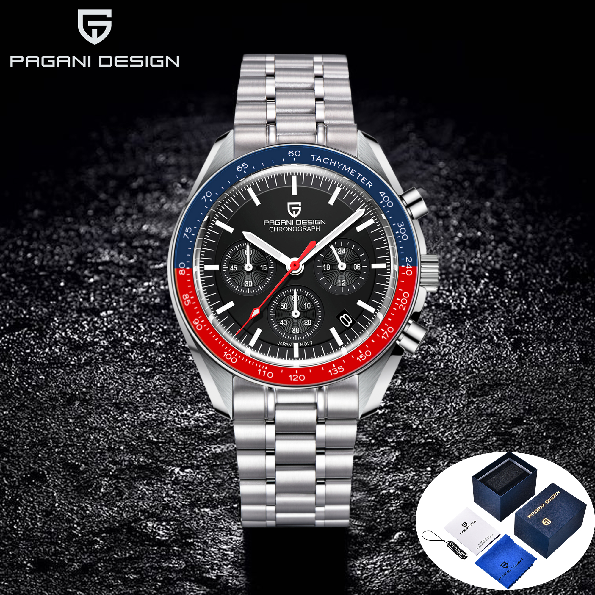 PAGANI DESIGN Watches 2024 Spo - огляд і ціна Chronograph Sport Watch