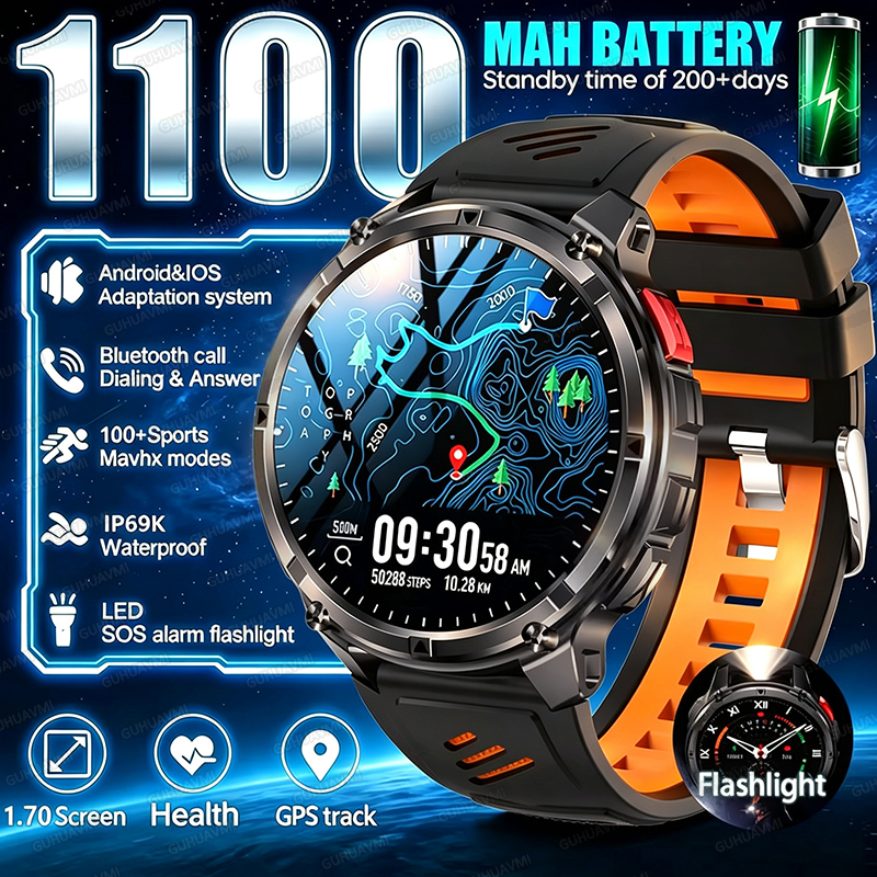 2026 New T-Rex3 Pro GPS Tracke - огляд і ціна Smartwatch Rugged Watches For Men