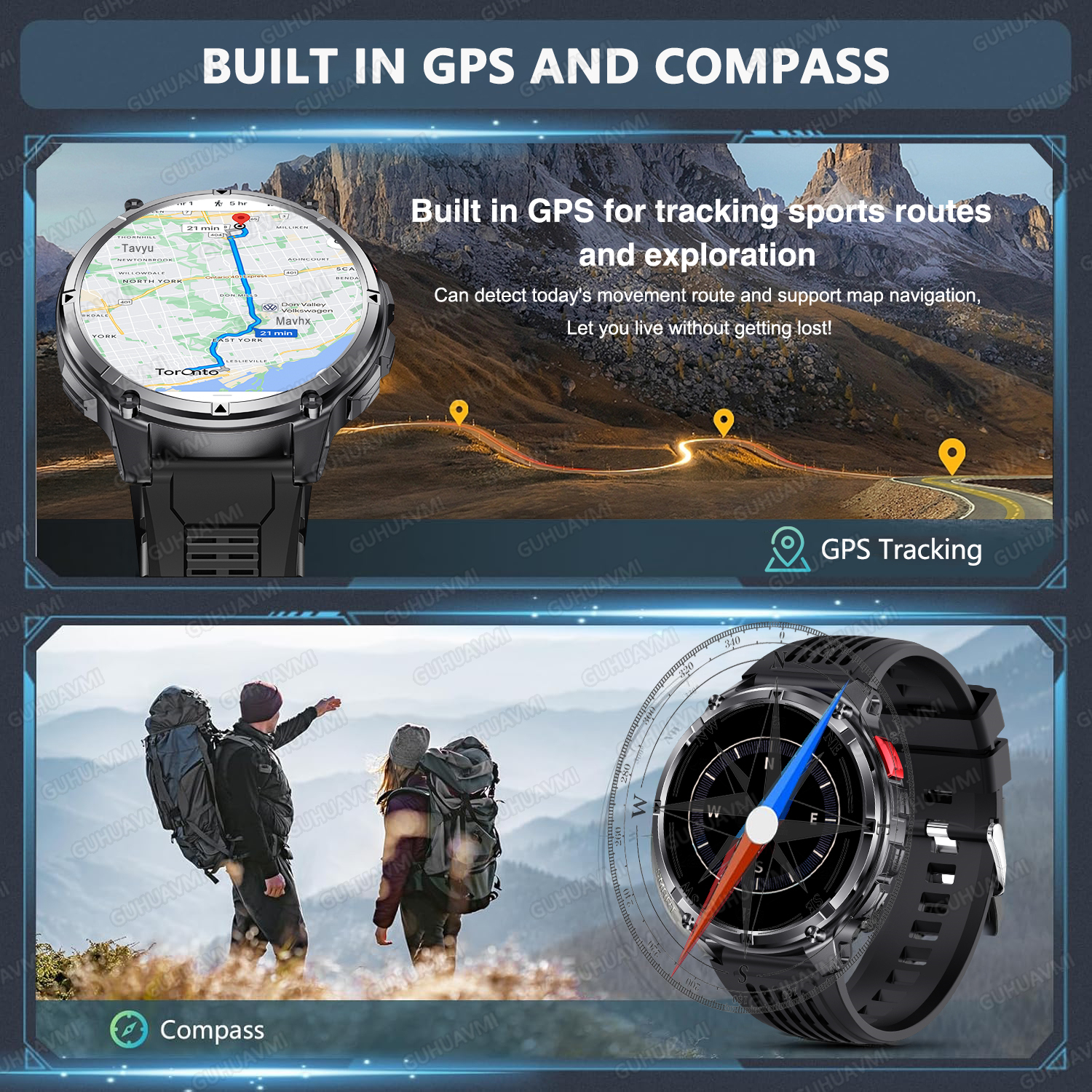 2026 New T-Rex3 Pro GPS Tracke - огляд і ціна Smartwatch Rugged Watches For Men