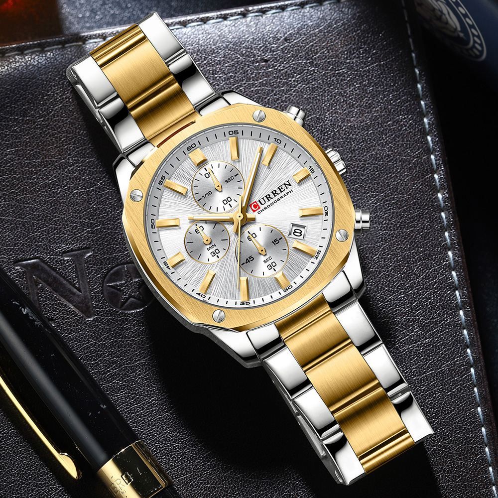CURREN Modern Men's 42mm Sport - огляд і ціна Chronograph Sport Watch