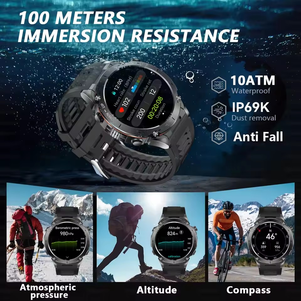 2026 New GUHUAVMI Men Military - огляд і ціна Smartwatch Watches Brands For Men