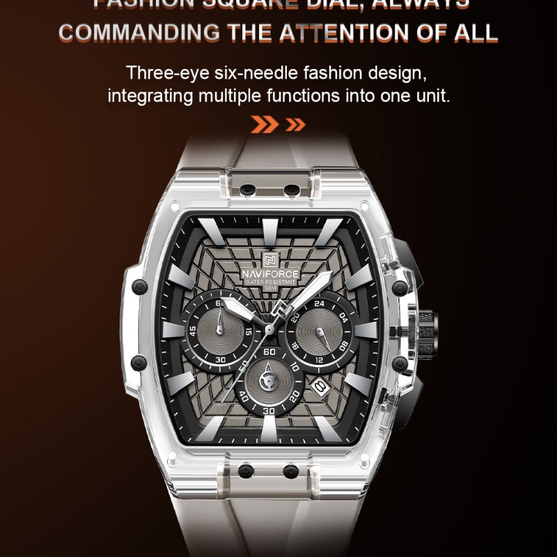 NAVIFORCE Mens Sport Watches 5 - огляд і ціна Chronograph Sport Watch