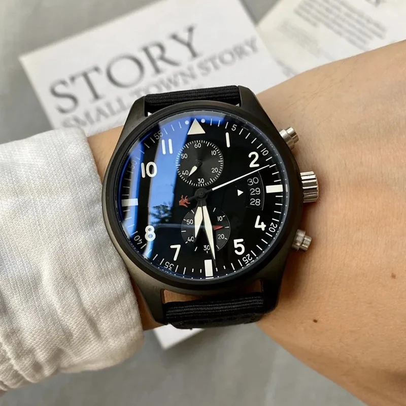 High quality luxury men's quar - огляд і ціна Chronograph Sport Watch
