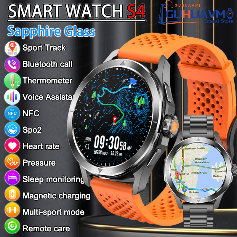 GUHUAVMI NFC Smart Watch Men A - огляд і ціна Smartwatch Watches Brands For Men