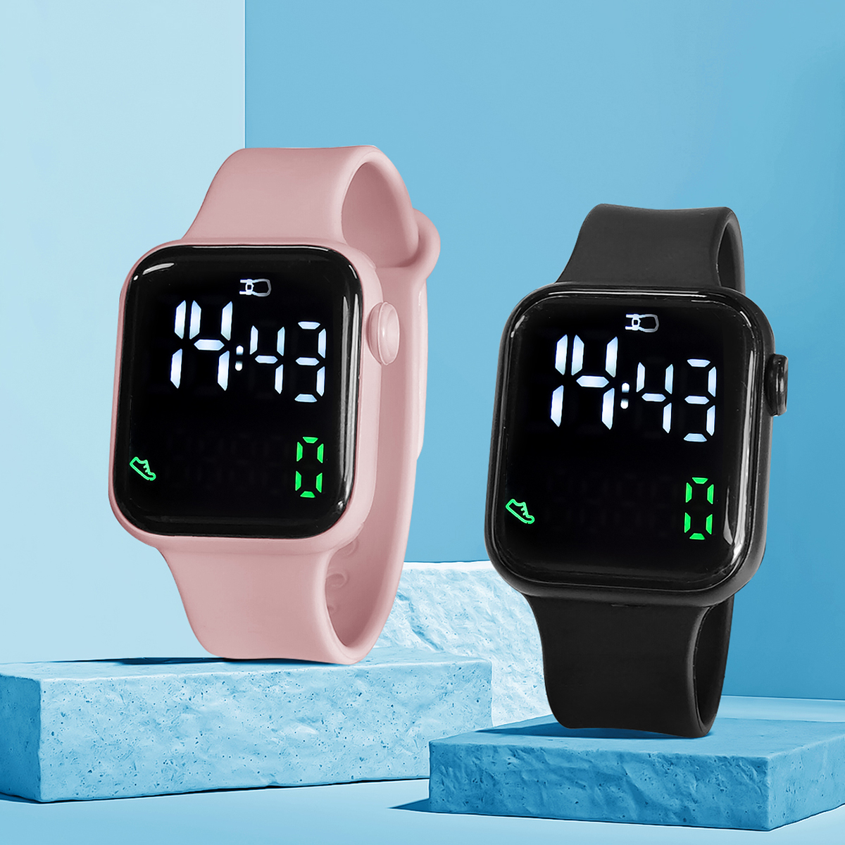 New 2PCS Student Minimalist Sm - огляд і ціна Smartwatch Watches For Girls
