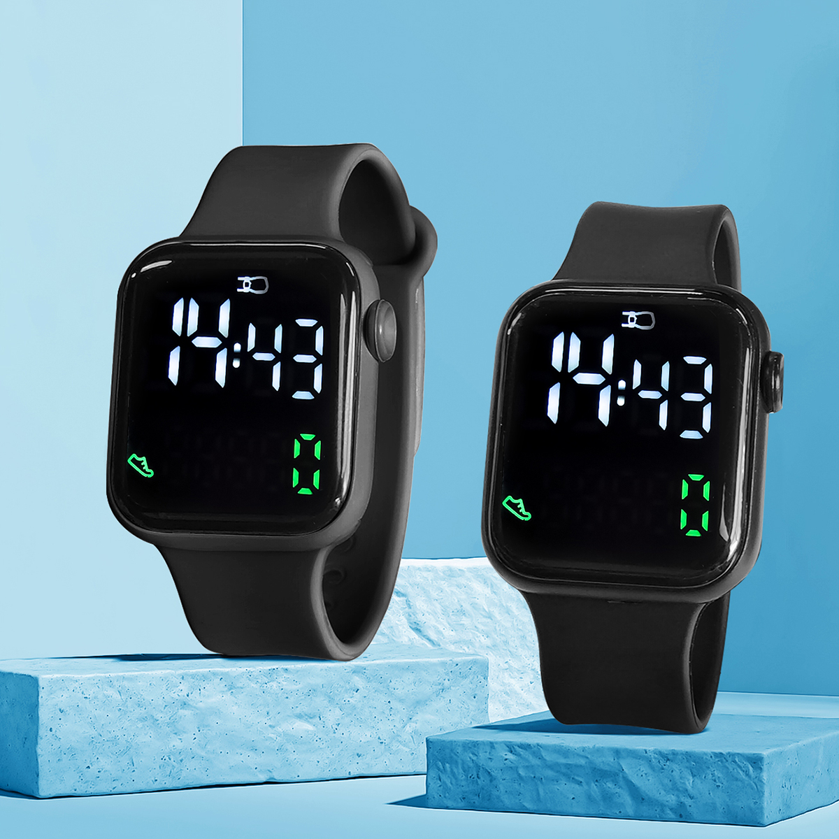 New 2PCS Student Minimalist Sm - огляд і ціна Smartwatch Watches For Girls