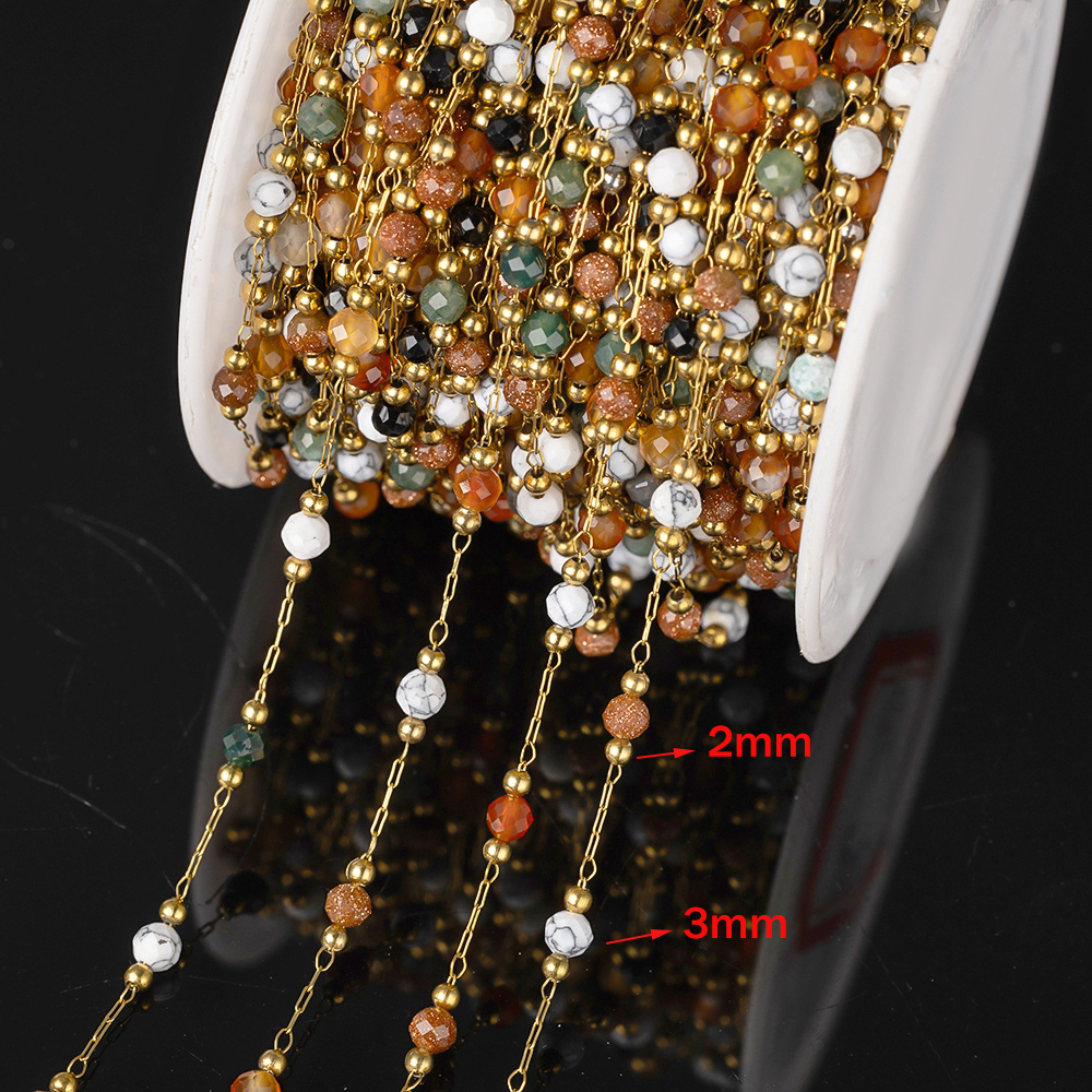1Meter Elegant Mix Round Stone - огляд і ціна Bracelet Link Remover