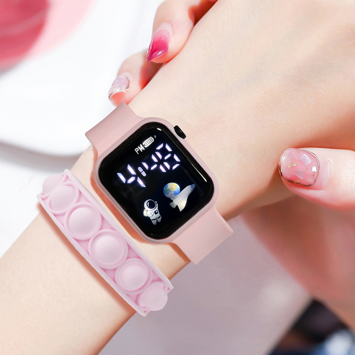 2PCS Children's Smart Watch Br - огляд і ціна Smartwatch Watches For Girls